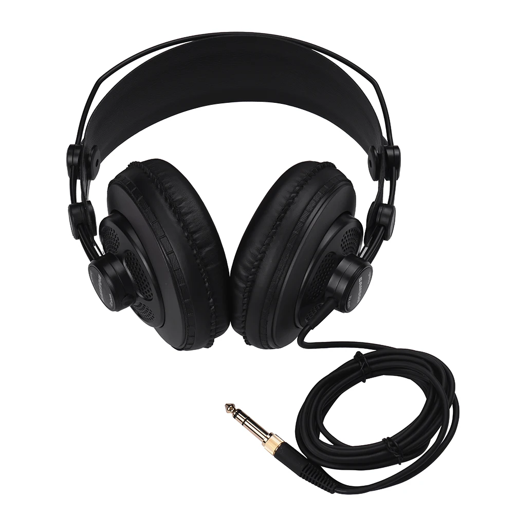 

SAMSON SR850 Studio Reference Monitor Headphones Dynamic Headset Semi-open Design for Recording Monitoring Music Game Playing