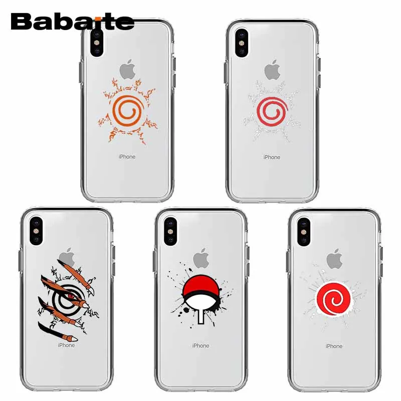 

Babaite Naruto Soft Rubber TPU Phone Case for iPhone 8 7 6 6S Plus X Xs Xr XsMax 5 5S SE 5C Cover