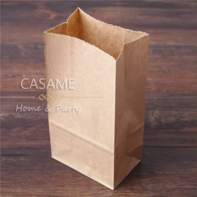 Пакеты из крафт бумаги 18x9x6 см 50 шт.|bag f|bag bagbag pack |