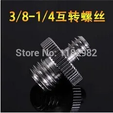 

1/4 to 3/8 Male to Female Adapter Screw Camera Tripod Ball Head Monopod Flash Light Stand Mount Accessories