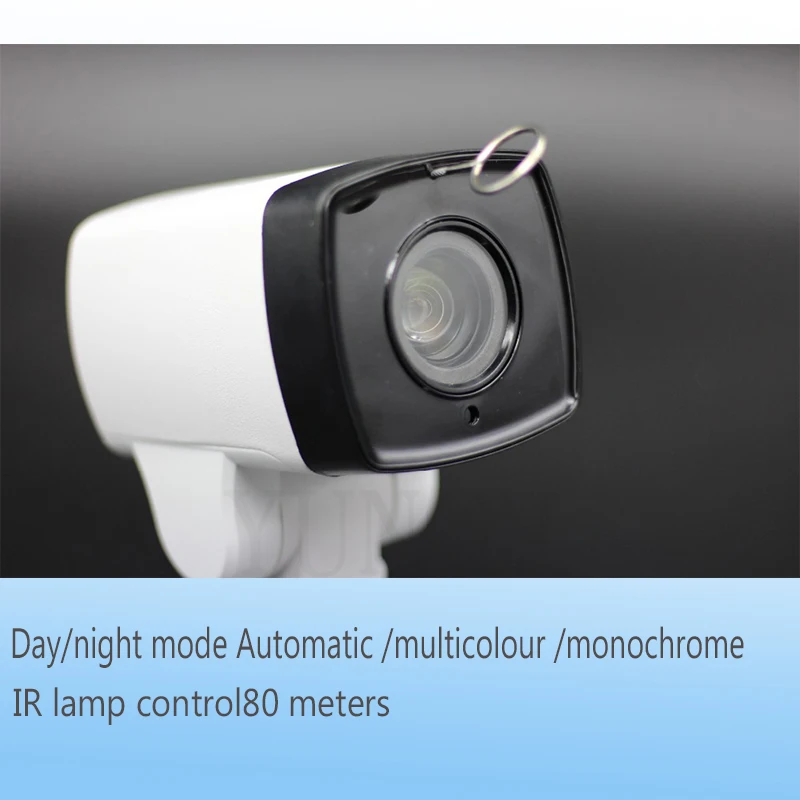 YUNCH 2.0MP 1080 P мини PTZ Пуля IP Камера 10X зум Ночное видение ИК 80 м Водонепроницаемый IR CUT