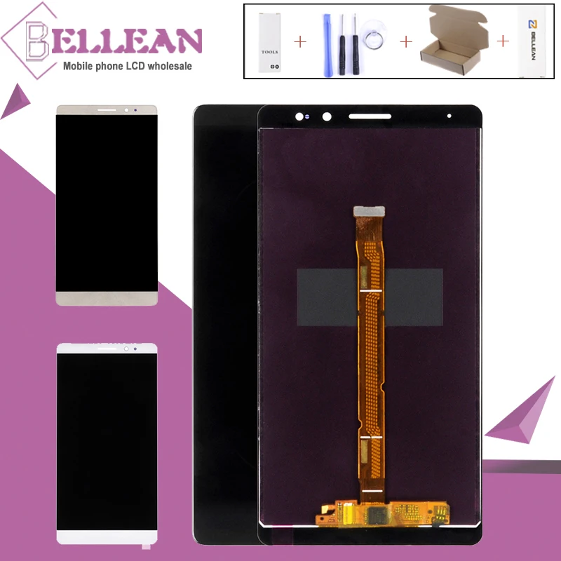 

HH Mate 8 Display For HuaWei Mate 8 LCD With Touch Screen Digitizer Assembly Replacement Mate8 NXT L29 Display Screen With Tools