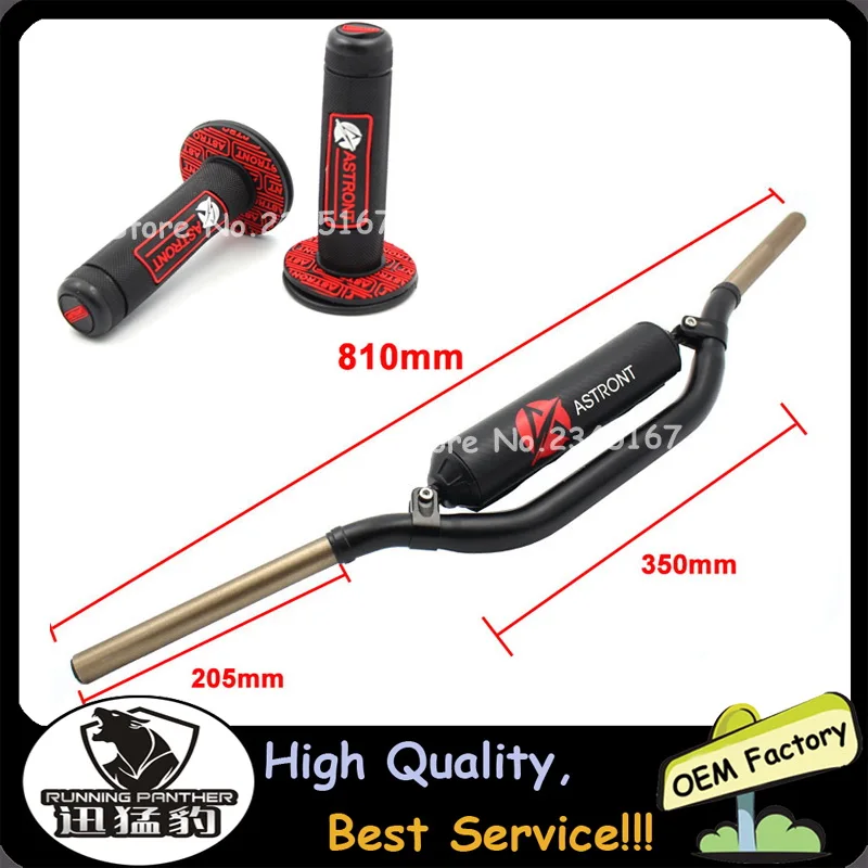 

1-1/8 28MM Motorcycle 7050 CNC Aluminum Handlebars Fat Bars+ Grips + Protaper Bar Pad For Dirt Bike SUZUKI DRZ400 RMZ450 RMZ250