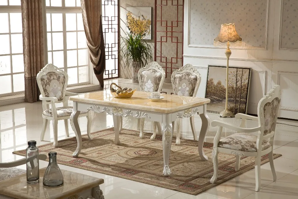 Стекло стол Eettafel Специальное предложение старинные деревянные нет мезуя железная мебель дизайн французский Стиль Мрамор Топ обеденным столом A16