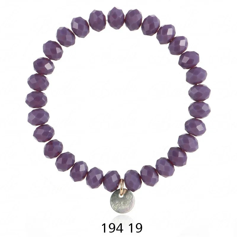 Badu женский браслет с хрустальными бусинами 19 цветов граненые кристаллы Бохо модные браслеты 6 см бисерные ювелирные изделия подарок оптом дешево