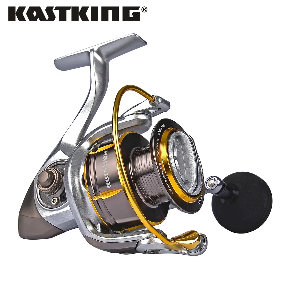 KastKing Kodiak pleine conception de corps en métal 11 BBS 18KG glisser la bobine de pêche de puissance 5.2:1 rapport de vitesse plus grande bobine de