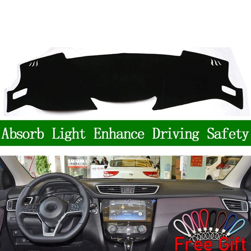 Car DashMat Dashboard Sun Dash Mat Cover Pad For Nissan Qashqai 2016 2017 2018 Car DashMat Dashboard Sun Dash Mat Cover Pad For Nissan Qashqai 2016 2017 2018