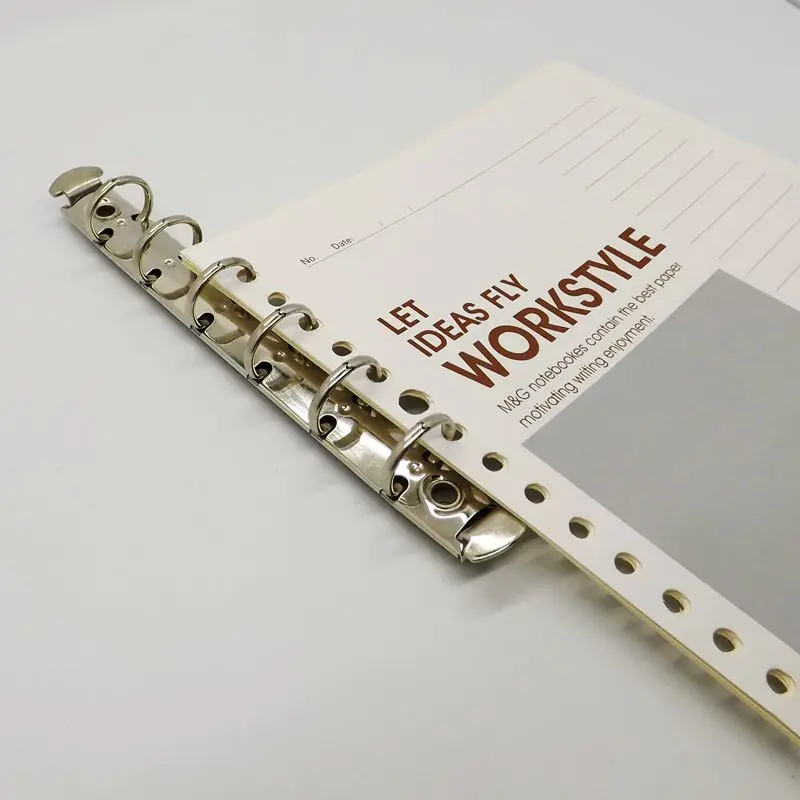 High quality binder clip stationery paper file loose leaf binder