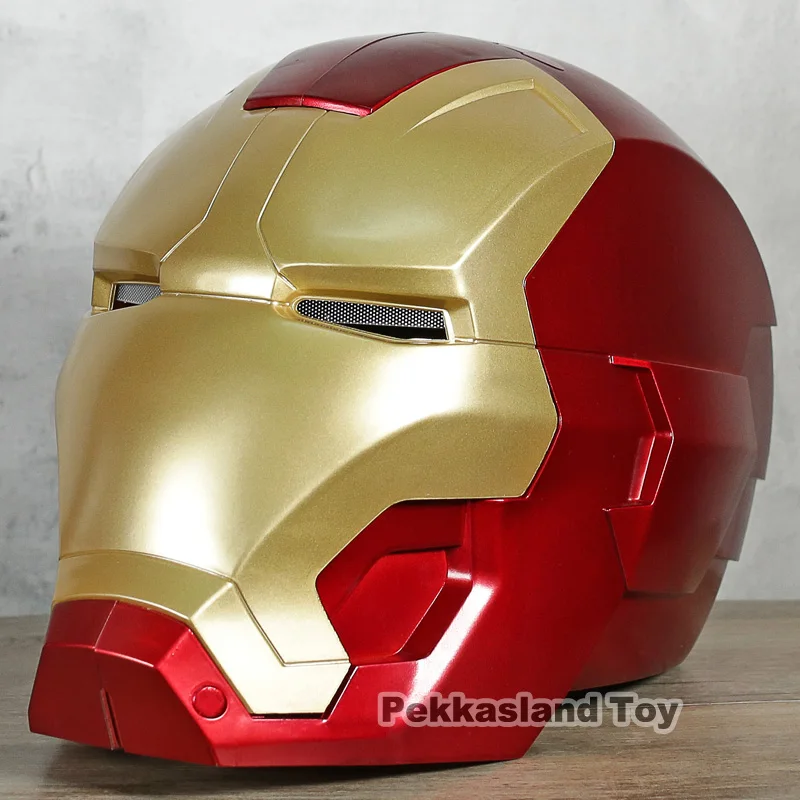 

Iron Man Mask Childrens Cosplay Helmet PVC Figure Toy Collectiblle Model with LED Light 2 Colors