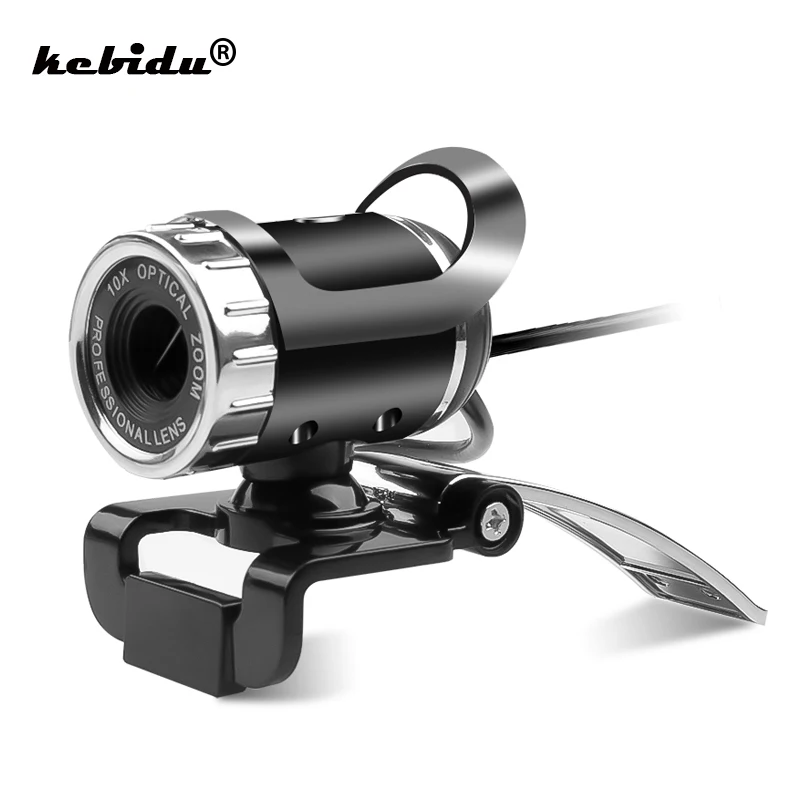 

USB Web Camera High Definition Webcam Web Cam 360 Degree MIC Clip-on for Skype for Youtube Computer PC Laptop Notebook Camera