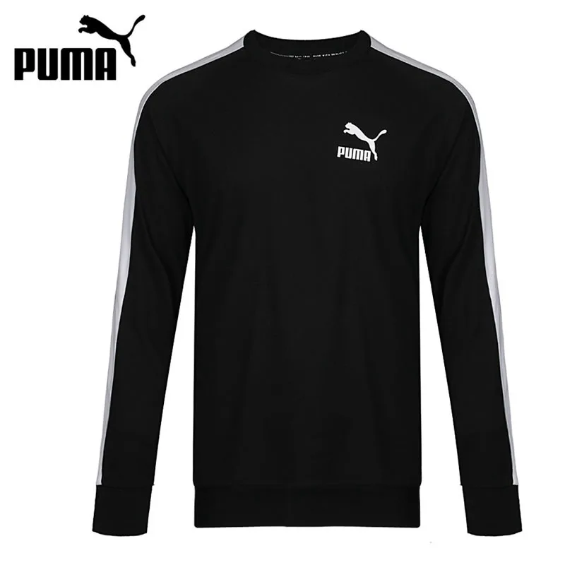 

Original New Arrival PUMA Classics T7 Logo Crew TR Men's Pullover Jerseys Sportswear