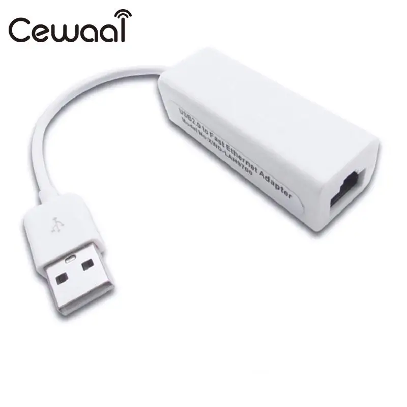 

Cewaal Network Card USB to RJ45 Ethernet Adapter Lan for Mac OS Android Tablet Smart TV