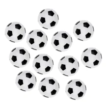 Прочные мужские 12 шт футбольные мячи/настольный футбол маленькие футбольные мячи черные/белые футбольные мячи заменяют Мужские t настольные игровая принадлежность