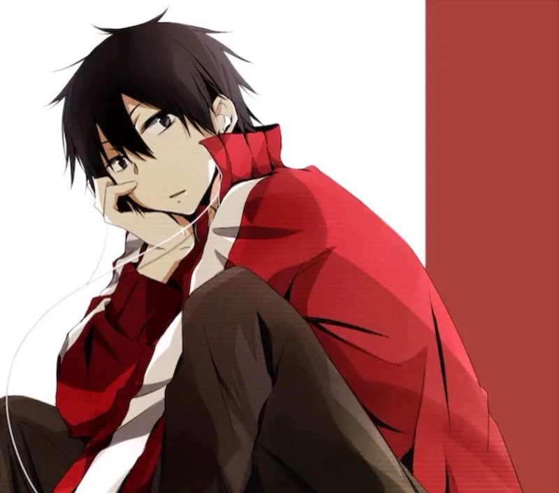Anime MekakuCity Actors Kisaragi Shintaro red Jacket Coat Costume unisex