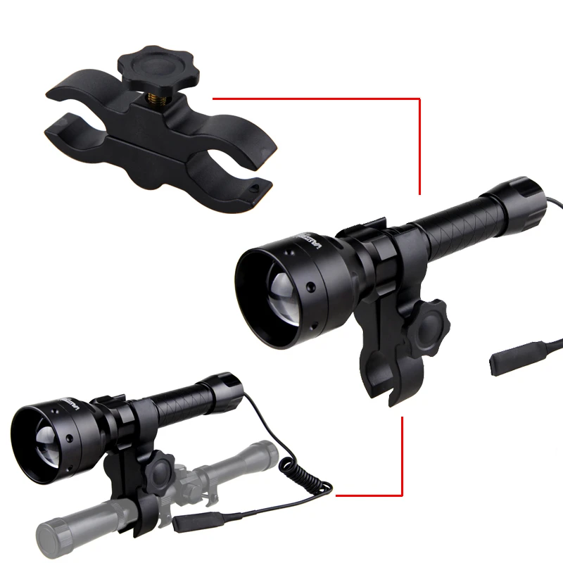 Noturna para Ser Usado com Dispositivo de Visão Vastfire Zoomable Ajustável Infravermelho Tocha Caça Luz Preto 850nm ir Visão Noturna 10 usado com dispositivo de visão noturna