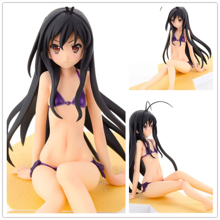 8 5CM WAVE Japanese sexy anime figure Accel World Kuroyuki hime swimsuit ver action figure collectible