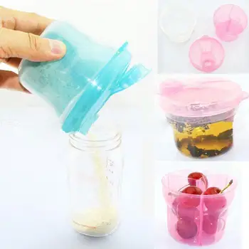 

1Pcs Portable Milk Powder Formula Dispenser Food Container Feeding Storage Box 3 Layer Leakproof Travel Storage Box For Toddler