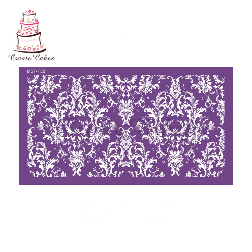 

Lace Design Cake Stencil Royal Mesh Stencils For Wedding Cake Border Stencils Fondant Mould Cake Decorating Tool Cake Mold