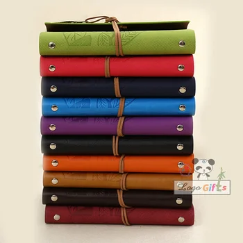 

Vintage notebook classical leaf Leather pirate cover travel journal multi colors witha gift box best Calendars, Planners
