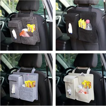 

Car Styling Storage Bag Car Organizer Tissue Box Pouch Back Seat Storage Bag Auto Backseat Organizer Car Interior Accessories