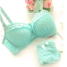 Новинка года пикантные милые A B чашки для женщин комплект с бюстгальтером 32A 34A 36A 32B 34B 36B Push Up молодая девушка модное нижнее белье