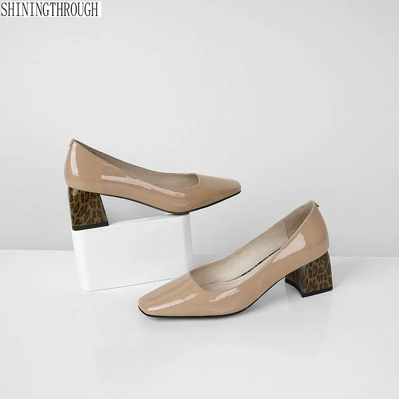 

Women Shoes Woman Genuine Leather Shoes Office Career Shoes Women High Heels Work Pumps Lady pumps