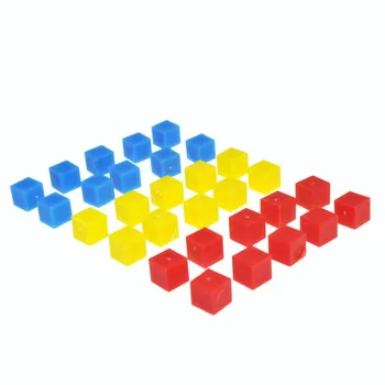 

30pcs Three Colors 1 Cubic Centimeter Blocks Elementary Mathematics Volume Area Demo Props Children Funny Calculation Souptoys