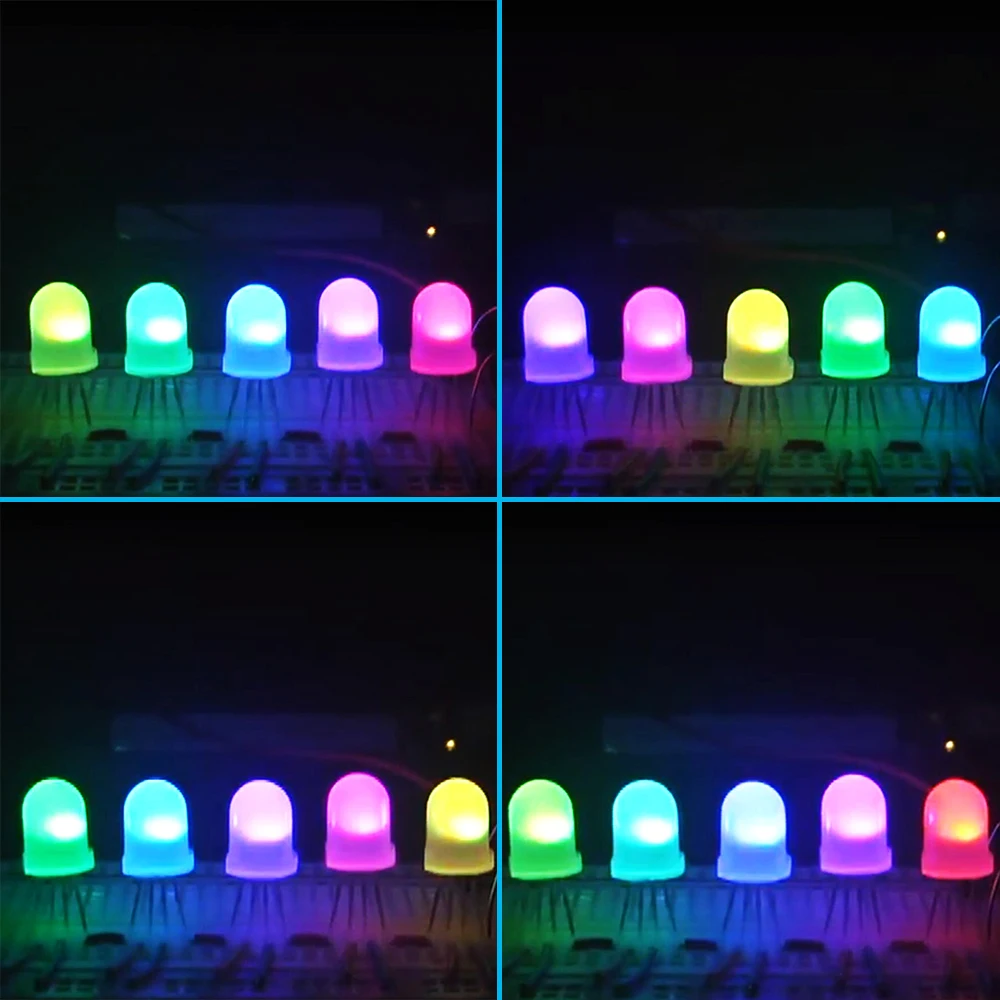 25St 5V WS2811 adressierbare F5 5mm RGB LED Neopixel ähnlich WS2812B