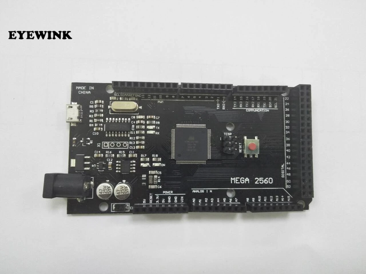 Мега 2560 R3 CH340G/ATmega2560-16AU MicroUSB. Совместимость для Mega 2560 с Загрузчиком(синий/черный) для Arduino