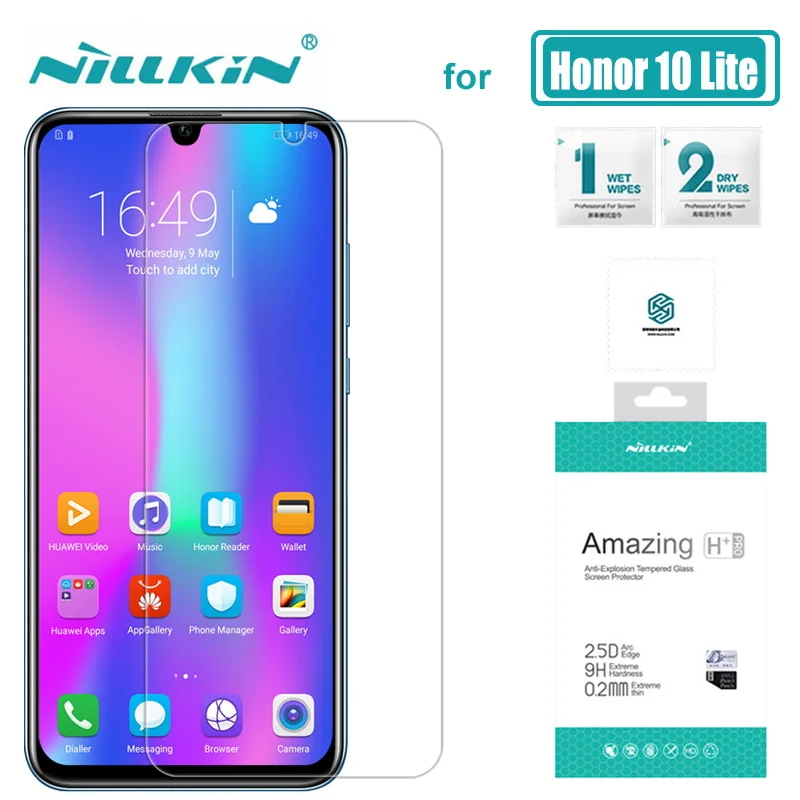 

Huawei Honor 10 Lite Glass Nillkin 9H+ Pro 2.5D Tempered Glass Screen Protector Ultra-thin for Huawei Honor 10 Lite Nilkin Glass