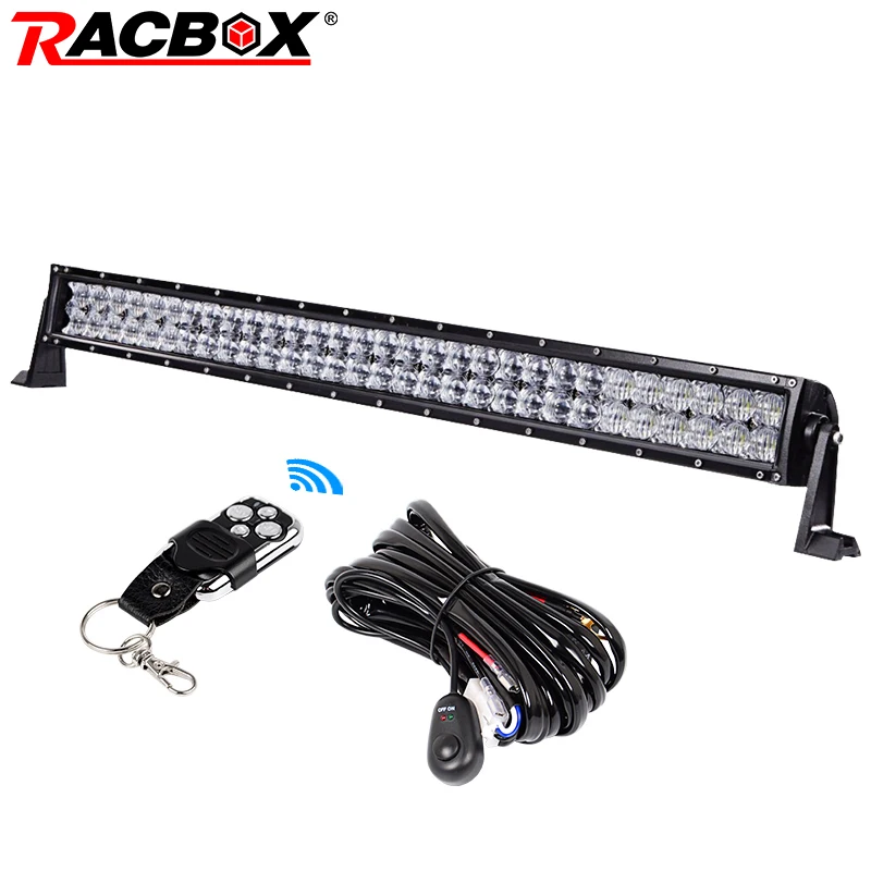 RACBOX 5D 32 inch 300w Straight LED Light Bar Spot Flood Combo Beam LED Work Light For Offroad Truck SUV UAZ ATV 4x4 Automobile RACBOX 5D 32 inch 300w Straight LED Light Bar Spot Flood Combo Beam LED Work Light For Offroad Truck SUV UAZ ATV 4x4 Automobile