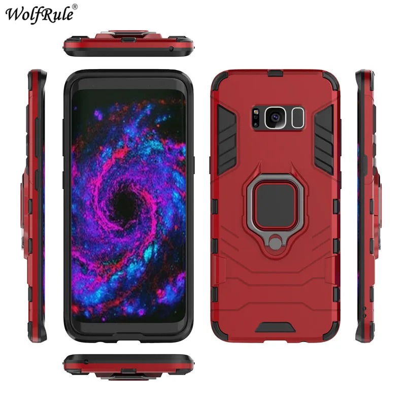Чехол для Samsung Galaxy S8 держатель кольца броня бампер чехол телефона G950 5