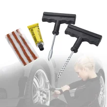 1 Set Professionele Auto Tire Repair Kit Motorcycle Bike Auto Tubeless Tire Pierce Plug Repair Tool Kit Tool car Accessories