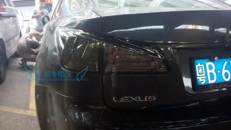 Автомобиль светодиодные задние фонари Парковочные тормоза задний бампер Отражатели лампа для Lexus IS250 2006-2012 красный туман стоп-сигналы