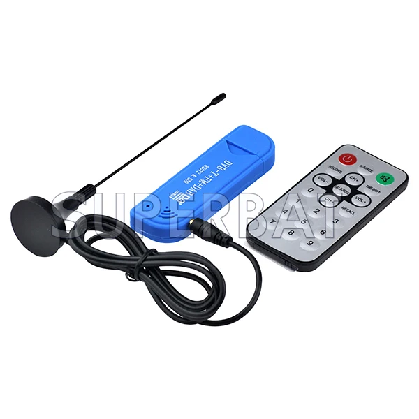 

Superbat High Quality FM+DAB USB DVB-T RTL2832U+R820T2 with 120cm Cable MCX Connector Antenna Aerial Kit USB 2.0 Input 75 Ohm