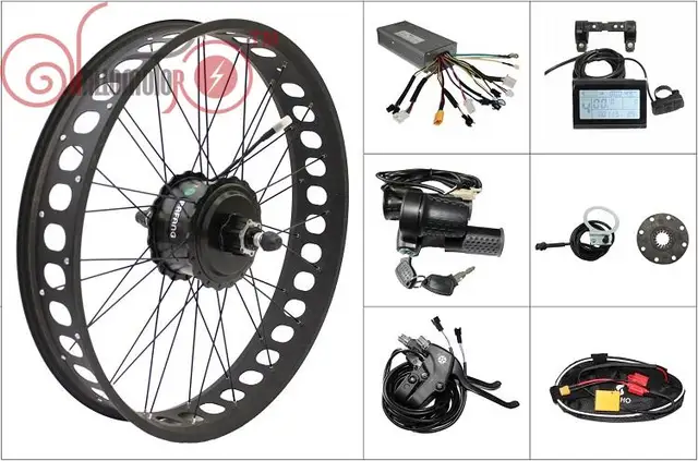 Best Price SALE!! Bafang 48V 750W Threaded Ebike Conversion Kits Rear Motor Wheel 20" 24" 26" Fat Tire Electric Bicycle LCD3 25A Controller