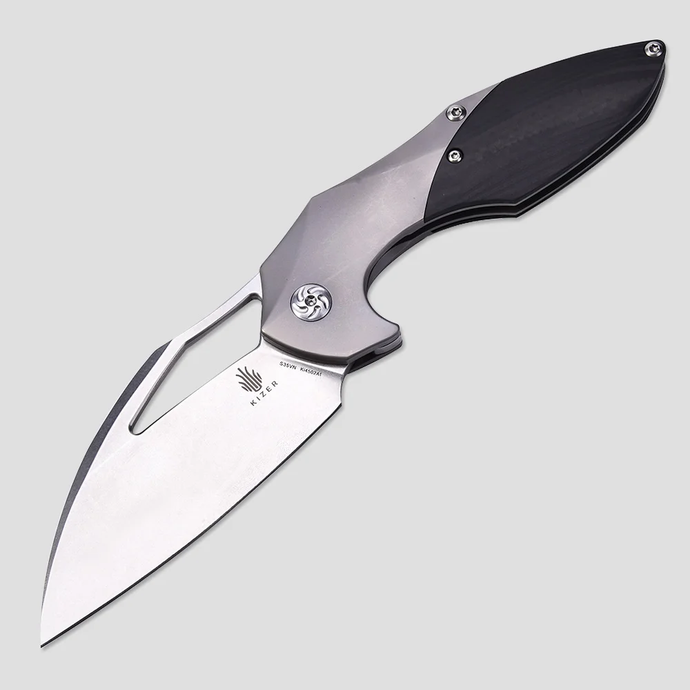 Складной тактический нож Kizer Ki4502A1 боевой резец для выживания предназначенный