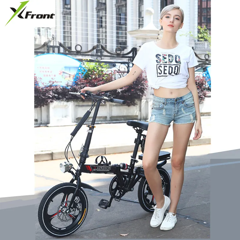 New 14/16/20 inch Wheel Carbon Steel Frame 6 Speed Women's Folding Bike Children Bicycle Outdoor BMX Soft-Tail Bicicleta