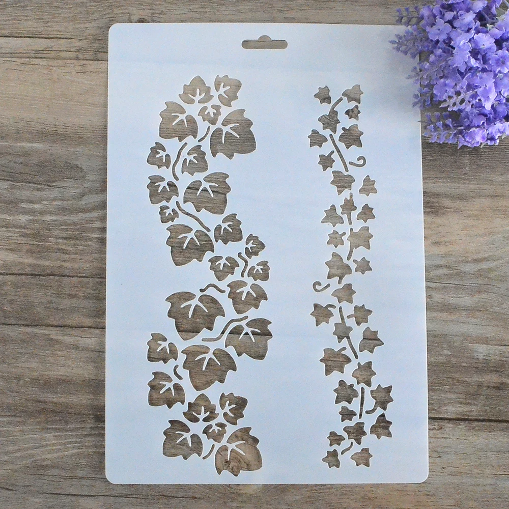 

DIY Craft Vine Flower Layering Stencils For Walls Painting Scrapbooking Stamping Stamps Album Decorative Embossing Paper Cards