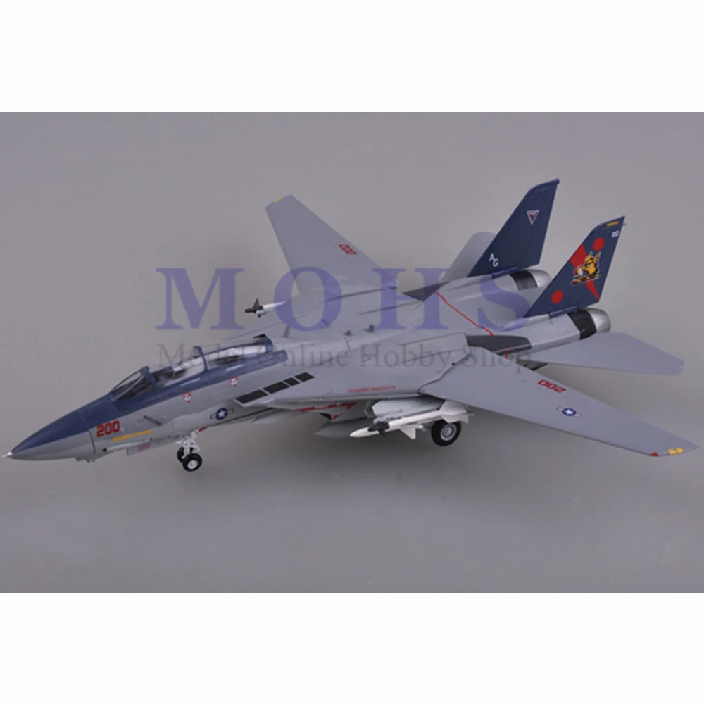 

EASY MODEL 37189 1/72 Assembled Model Scale F -14B Finished Model Airplane Scale Aircraft Fighter F14 B Red Rippers