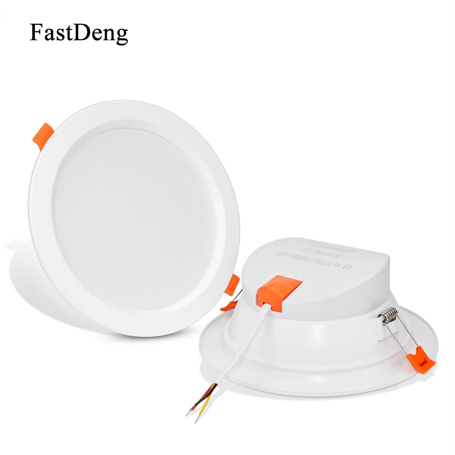 

LED Downlight 3W 5W 9W 12W 20W 220V LED Ceiling Downlight Round Panel Recessed Lamp Aluminum Spot Light 3in 4in 6in Living Room