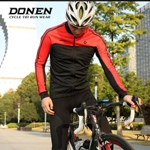 DONEN 2018 Thermal Cycling Jacket Winter Warm Up Bicycle Clothing Windproof Soft Fleece complex Coat MTB Bike Jersey
