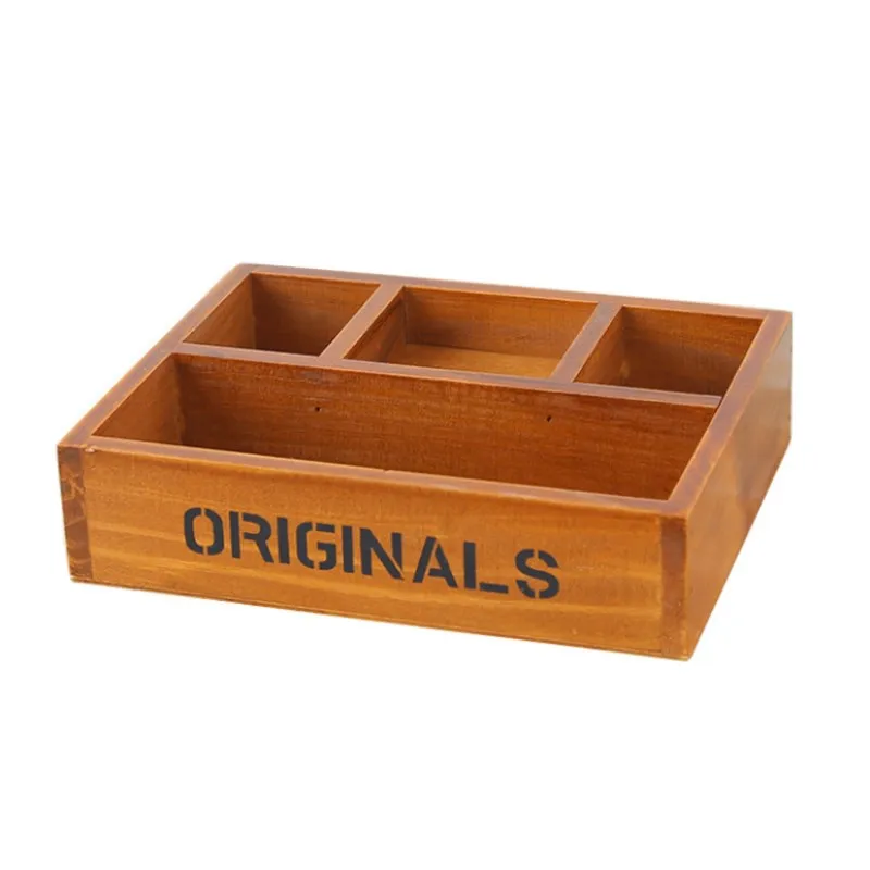 

DIY Home Storage Box Natural Wooden Storage Box Jewelry Box Home Organizer Handmade Craft Jewelry Case Fleshy Flower Pot