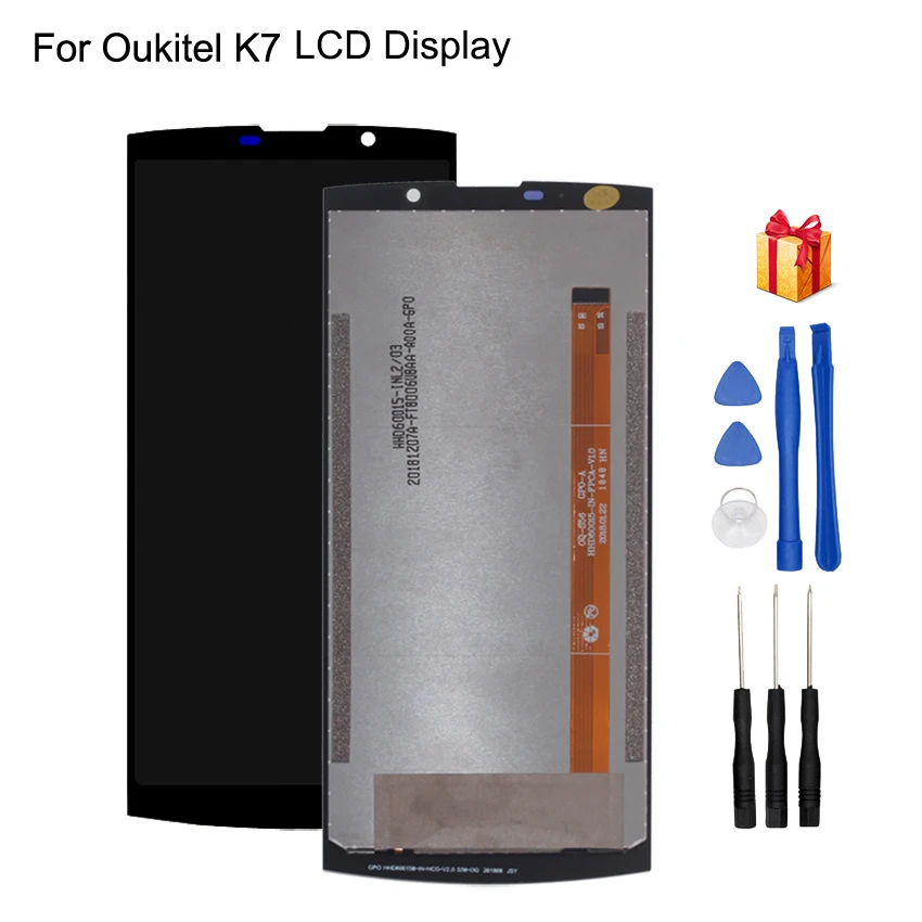 Оригинальный Для Oukitel K7 ЖК дисплей сенсорный экран дигитайзер для мощный в сборе