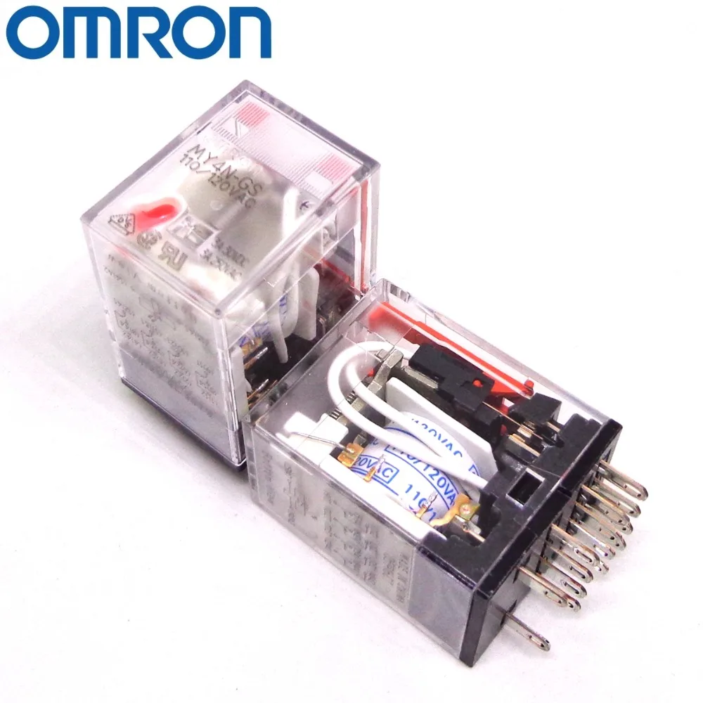 OMRON Реле MY2N-GS MY4N-GS 110 V/120VAC 24VAC 110VAC абсолютно и реле