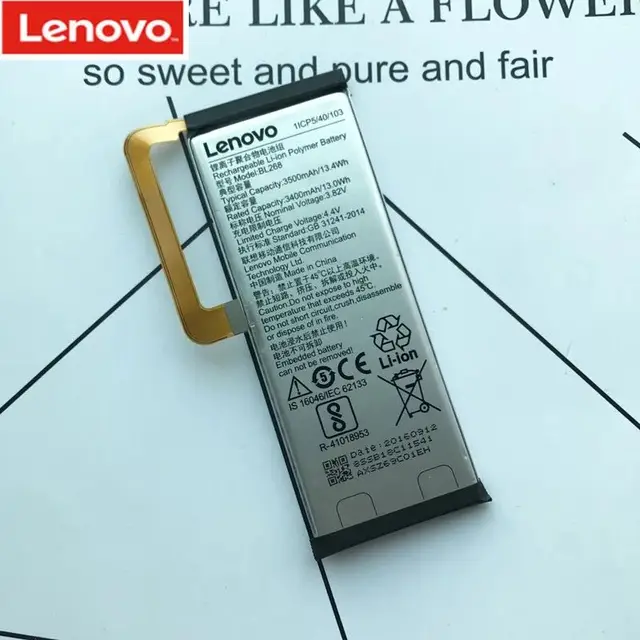Новый 100% Оригинальные Замена Батарея BL268 3500 мАч для lenovo ZUK Z2 смарт-мобильный телефон с номером отслеживания