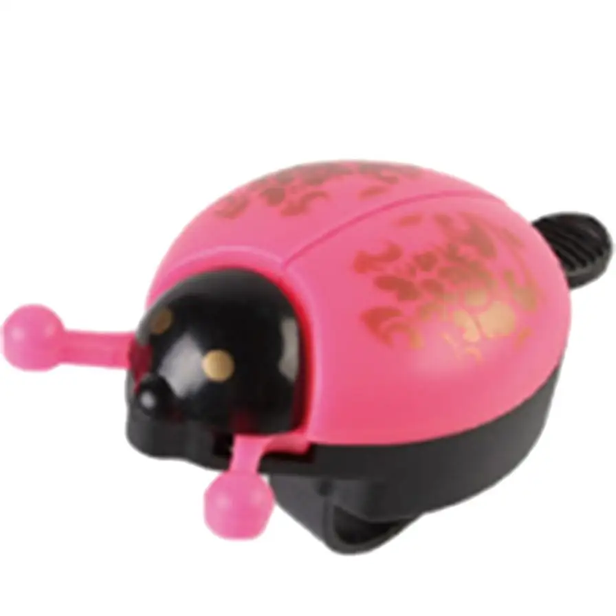 Pink Bicycle Ladybug Bell Bicycle Alarm Bell Copper + plastic Bike