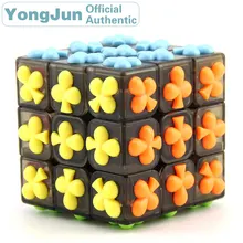 YongJun Clubs Symbol 3x3x3 Magic Cube YJ 3x3 Professional Neo Speed Puzzle Antistress Fidget Educational Toys For Children