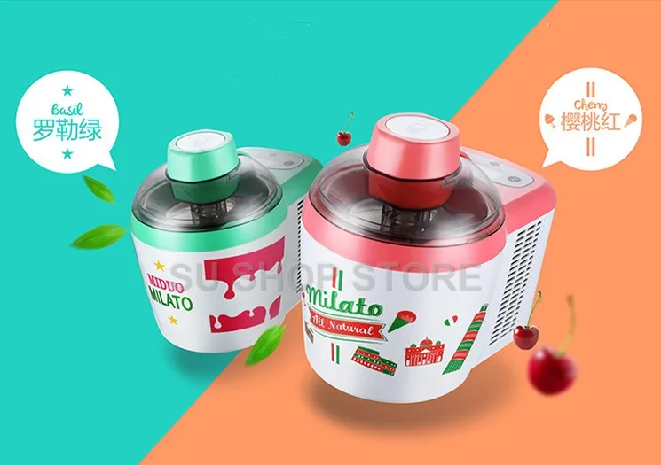 Full Automatic Fruit Ice Cream Machine Home Ice Cream Maker yoghurt dessert maker