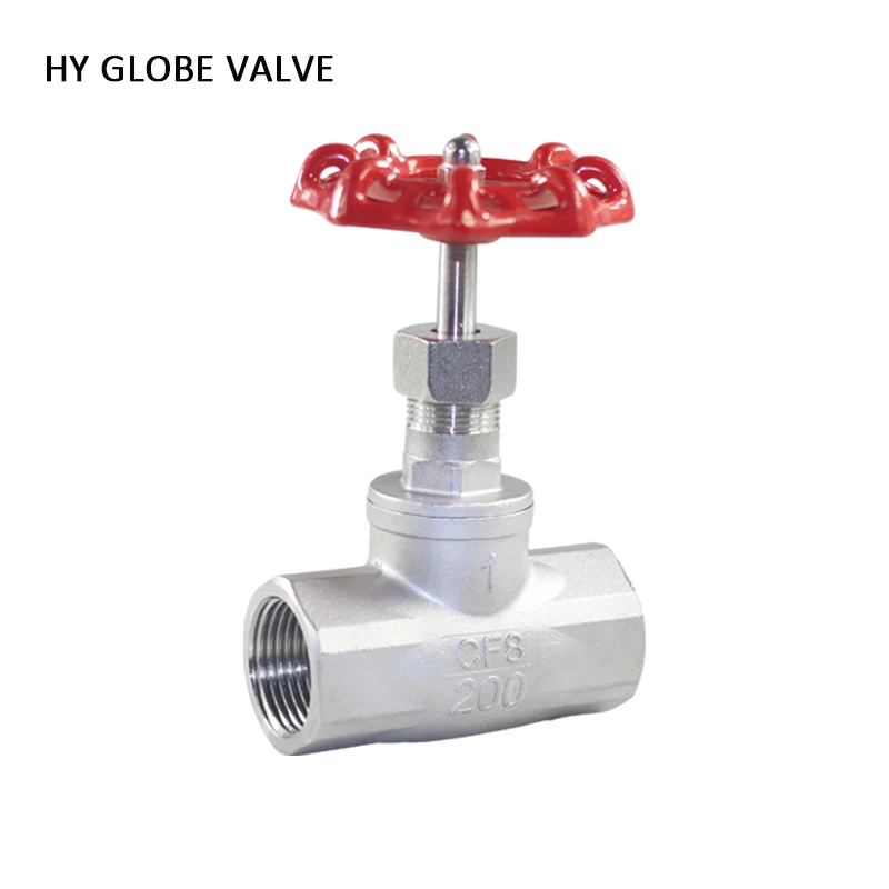 

1/2" DN15 Stainless Steel Globe Valve, Thread Globe Valve